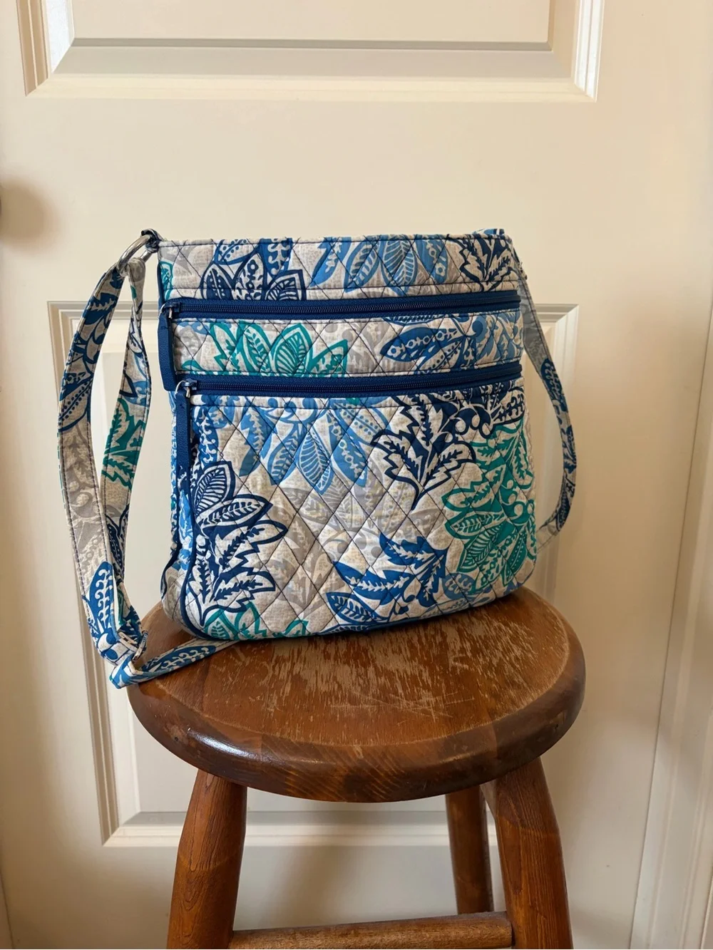 Vera Bradley Quilted Floral Crossbody Bag